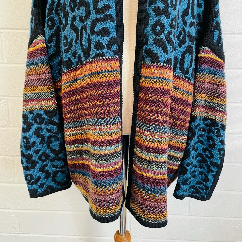 Leon & Harper. Wool Blend Slouchy Cardigan. 16-18 - Picture 3 of 12